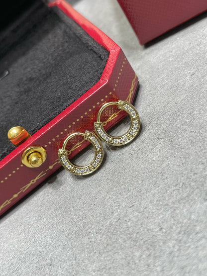 [Kismet Jewels ]LOVE DIAMOND EARRINGS