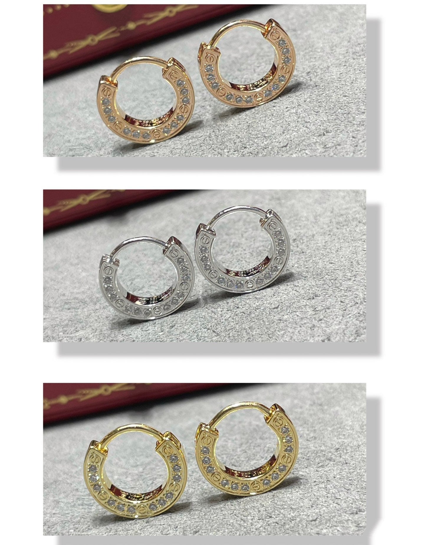 [Kismet Jewels ]LOVE DIAMOND EARRINGS