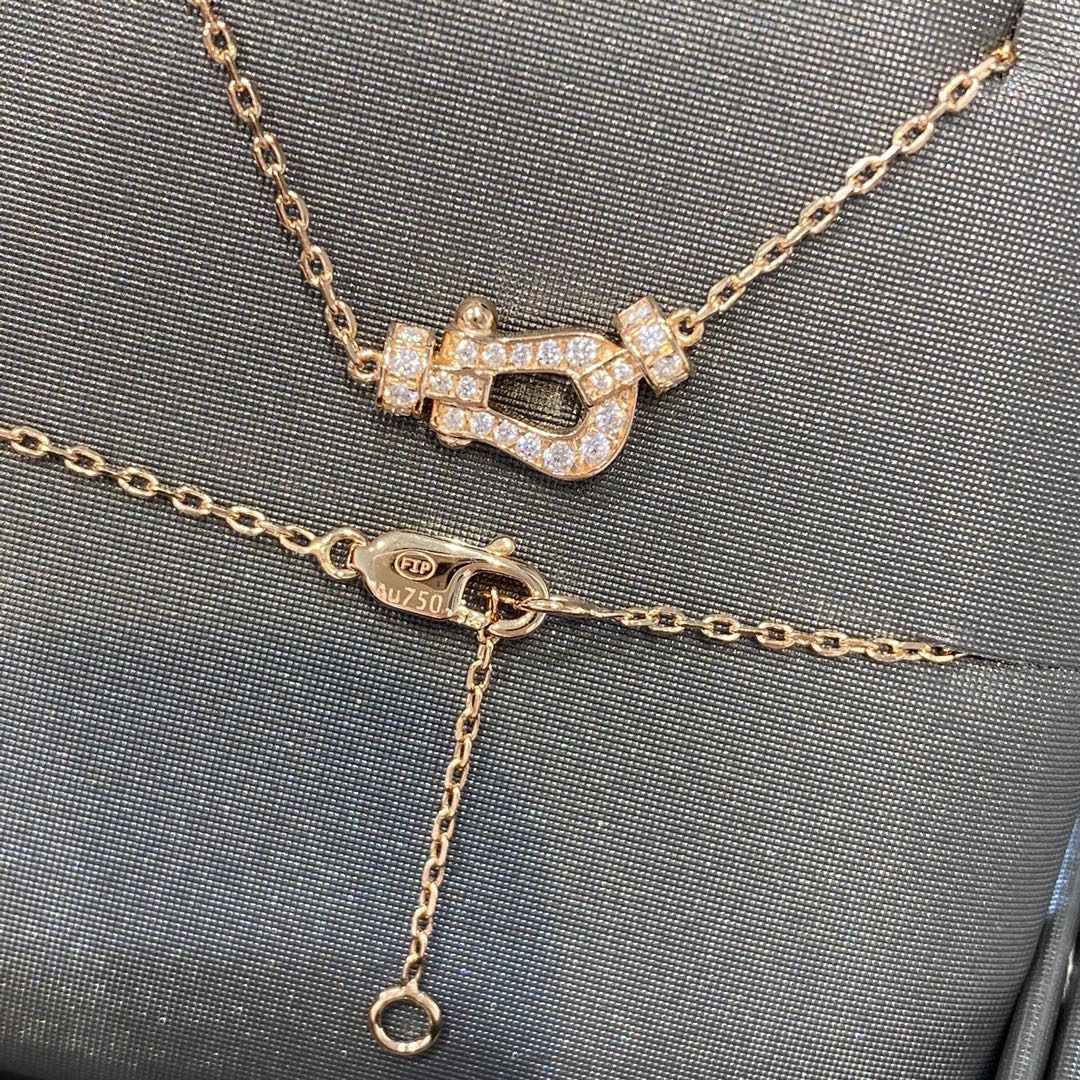 [Kismet Jewels ]FORCE 10 DIAMOND PINK GOLD NECKLACE MINI MODEL