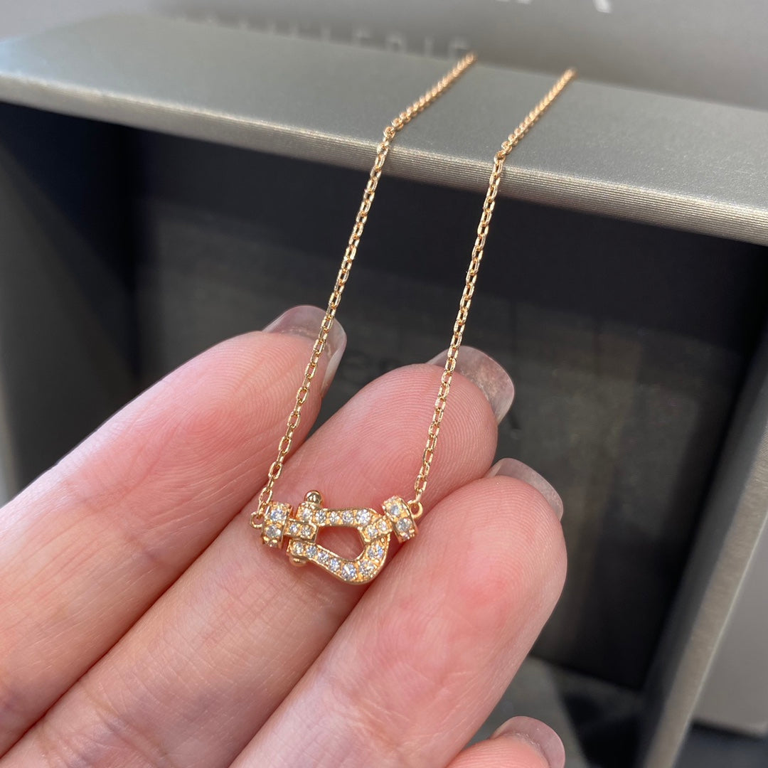 [Kismet Jewels ]FORCE 10 DIAMOND PINK GOLD NECKLACE MINI MODEL