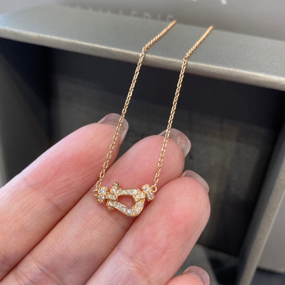 [Kismet Jewels ]FORCE 10 DIAMOND PINK GOLD NECKLACE MINI MODEL