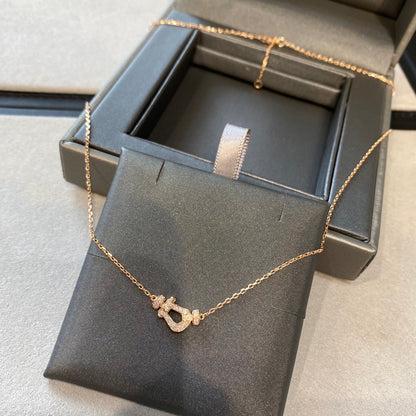 [Kismet Jewels ]FORCE 10 DIAMOND PINK GOLD NECKLACE MINI MODEL
