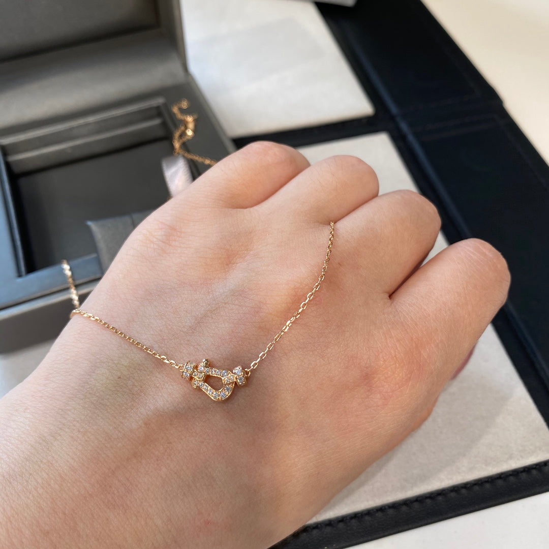 [Kismet Jewels ]FORCE 10 DIAMOND PINK GOLD NECKLACE MINI MODEL