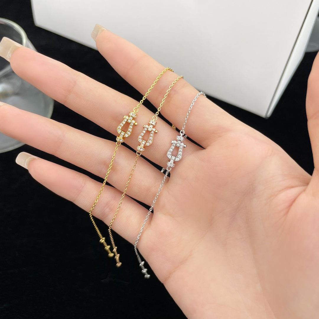 [Kismet Jewels ]FORCE 10 FULL DIAMOND BUCKLE CHAIN LINK MINI MODEL