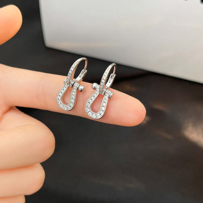[Kismet Jewels ]FORCE 10 FULL DIAMOND DROP EARRINGS MEDIUM MODEL