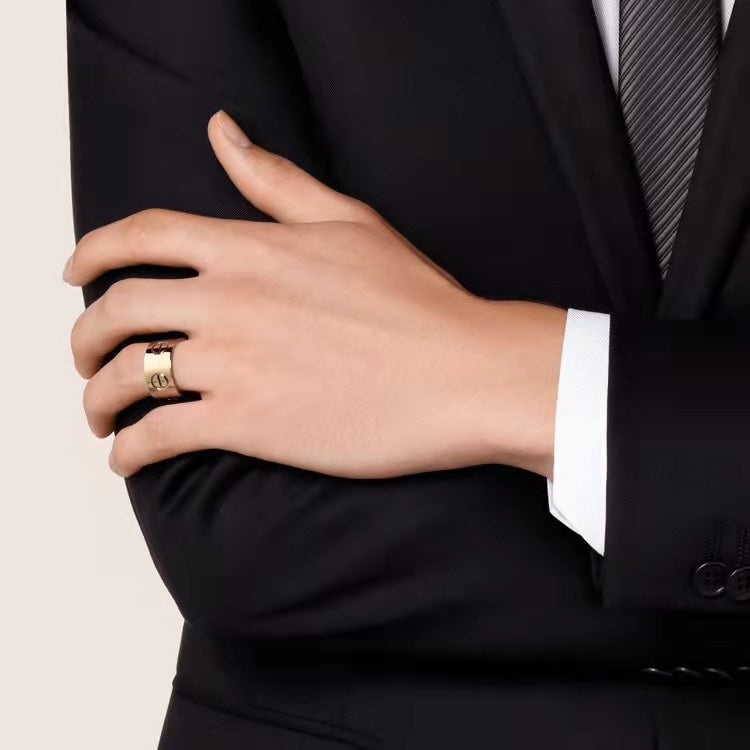 [Kismet Jewels ]LOVE 11MM LARGE RING
