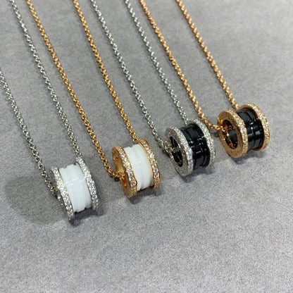 [Kismet Jewels ]ZERO 1 DIAMOND CERAMIC NECKLACE
