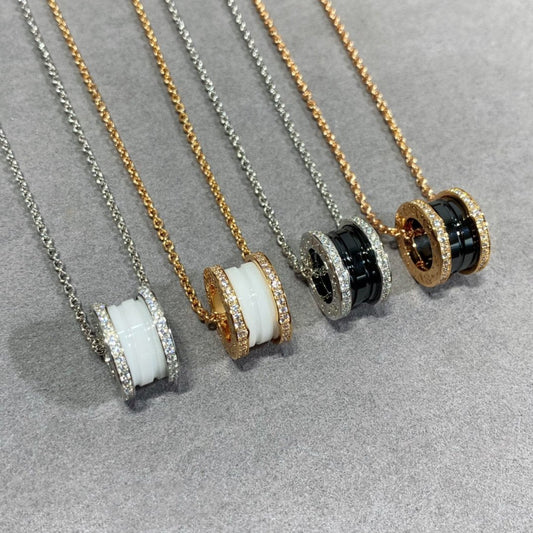 [Kismet Jewels ]ZERO 1 DIAMOND CERAMIC NECKLACE