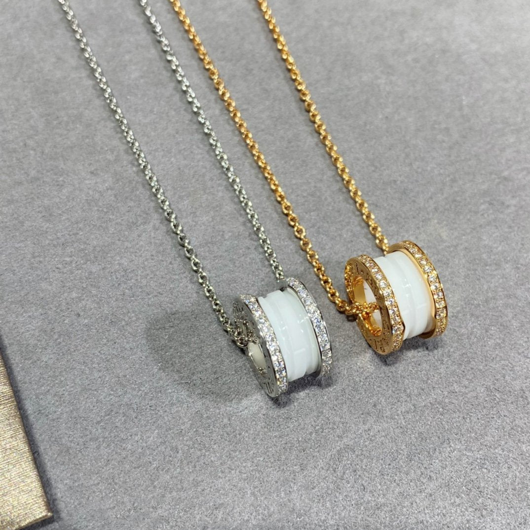 [Kismet Jewels ]ZERO 1 DIAMOND CERAMIC NECKLACE