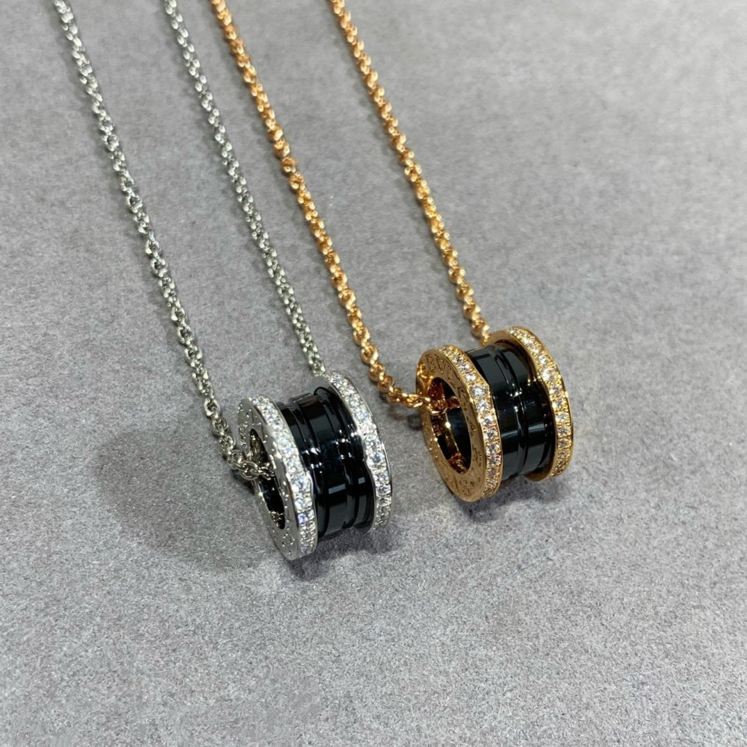 [Kismet Jewels ]ZERO 1 DIAMOND CERAMIC NECKLACE