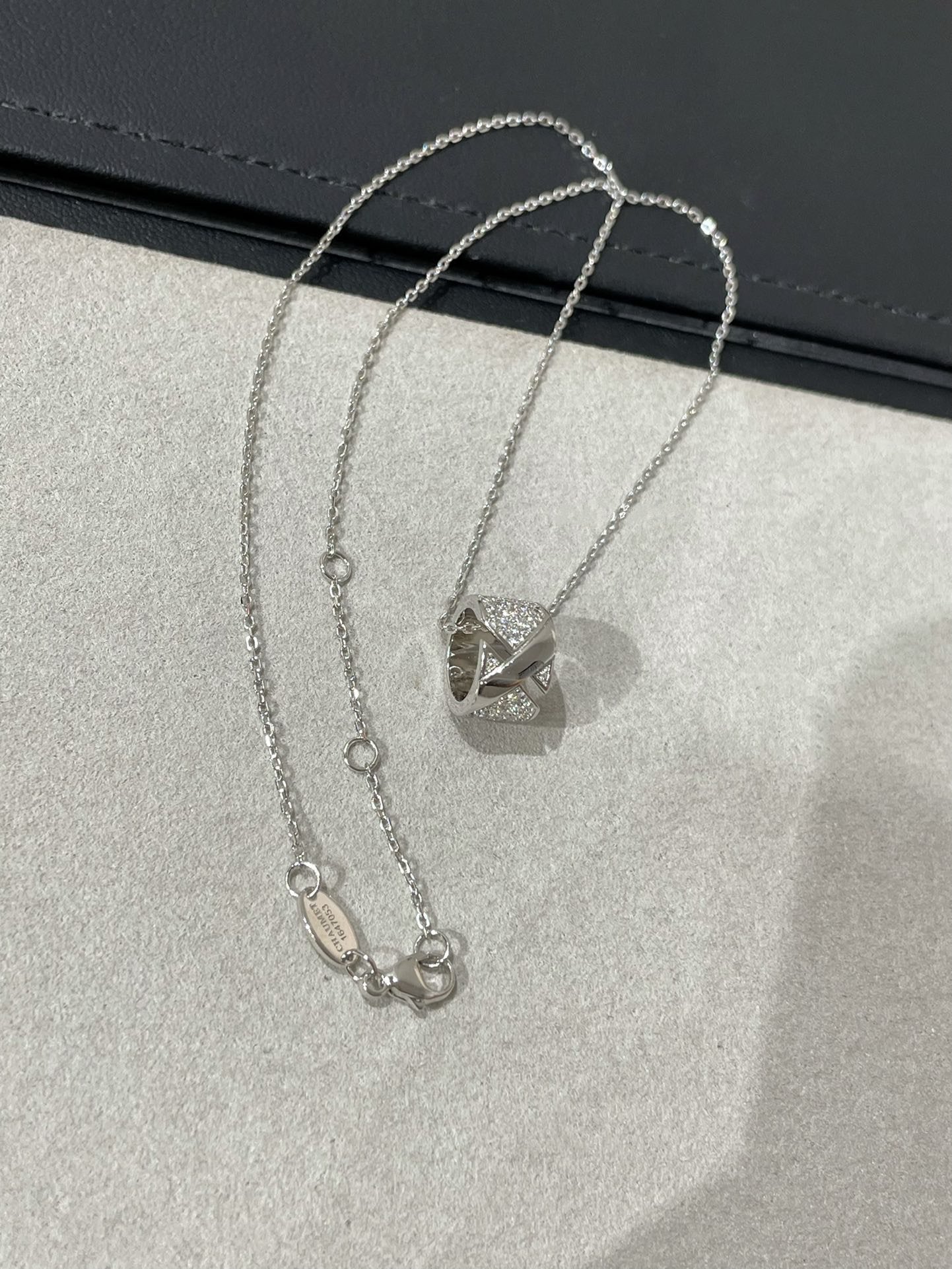 [Kismet Jewels ]LIENS EVIDENCE DIAMOND PAVED NECKLACE