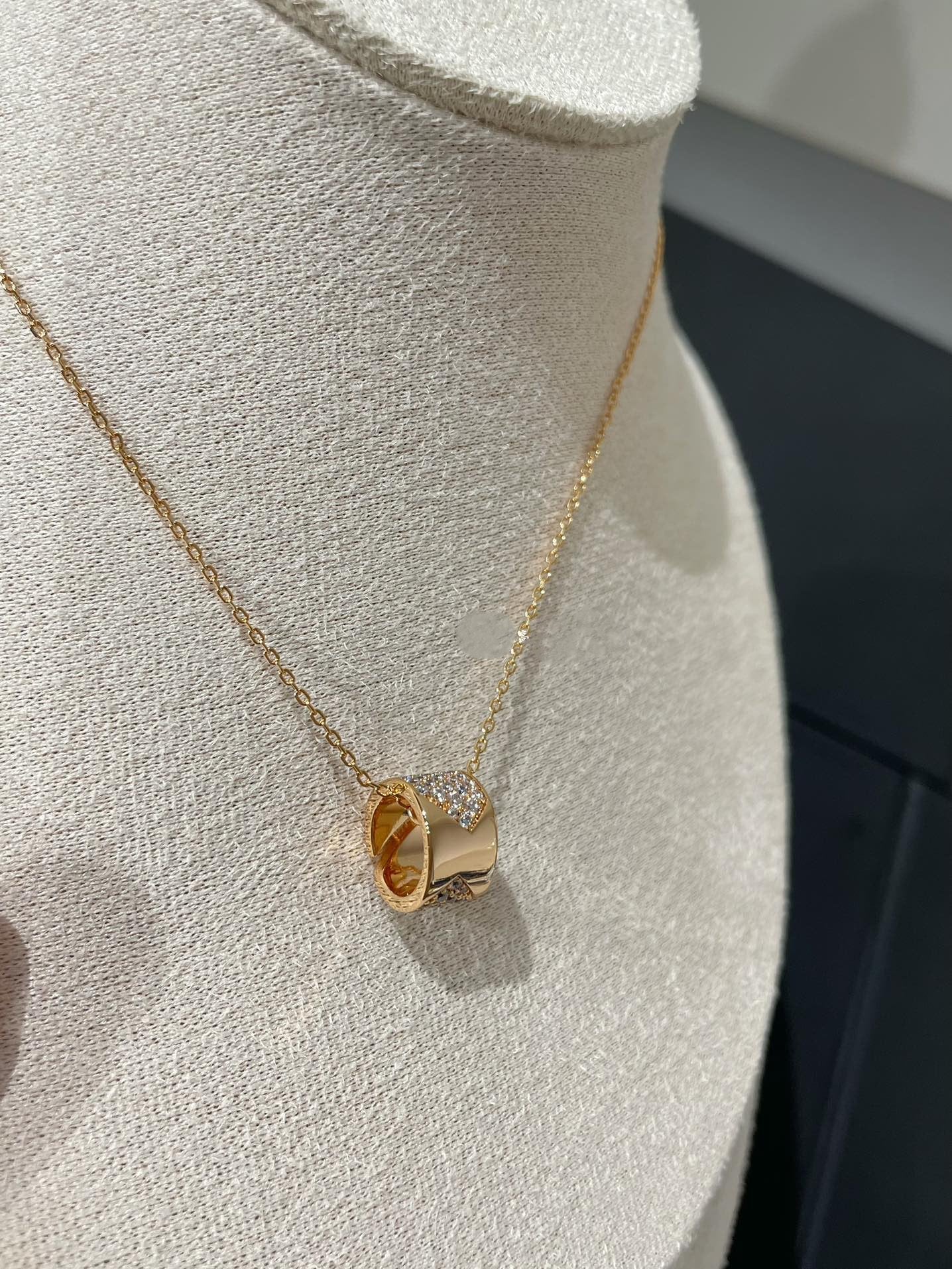 [Kismet Jewels ]LIENS EVIDENCE DIAMOND PAVED NECKLACE