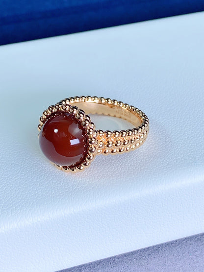 [Kismet Jewels ]PERLEE COULEURS ROSE GOLD RING