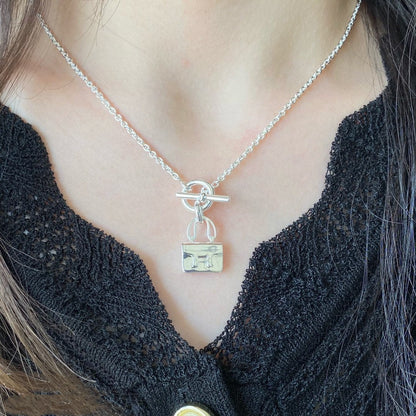 [Kismet Jewels ]CONSTANCE PEDANT SILVER NECKLACE