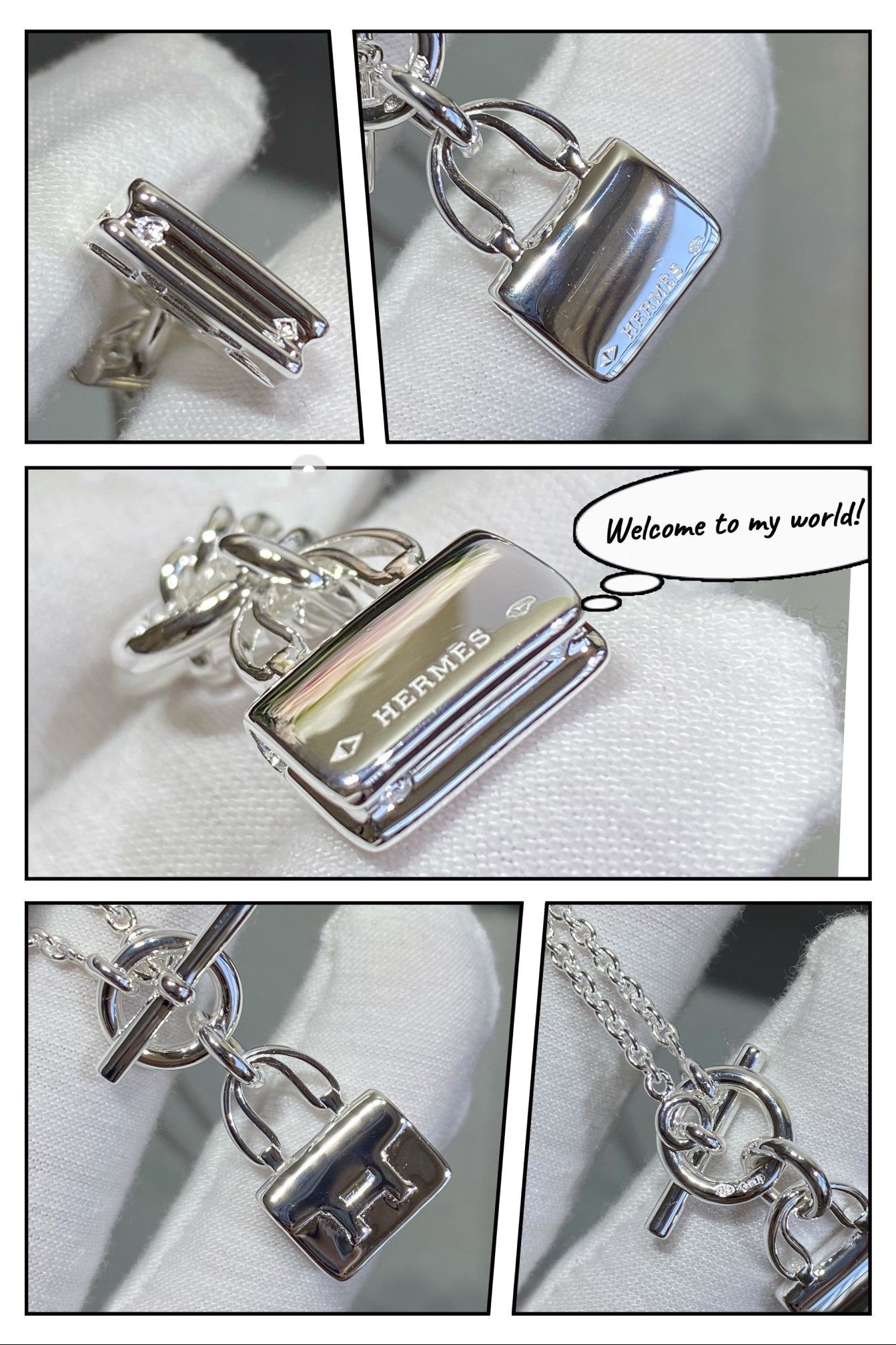 [Kismet Jewels ]CONSTANCE PEDANT SILVER NECKLACE