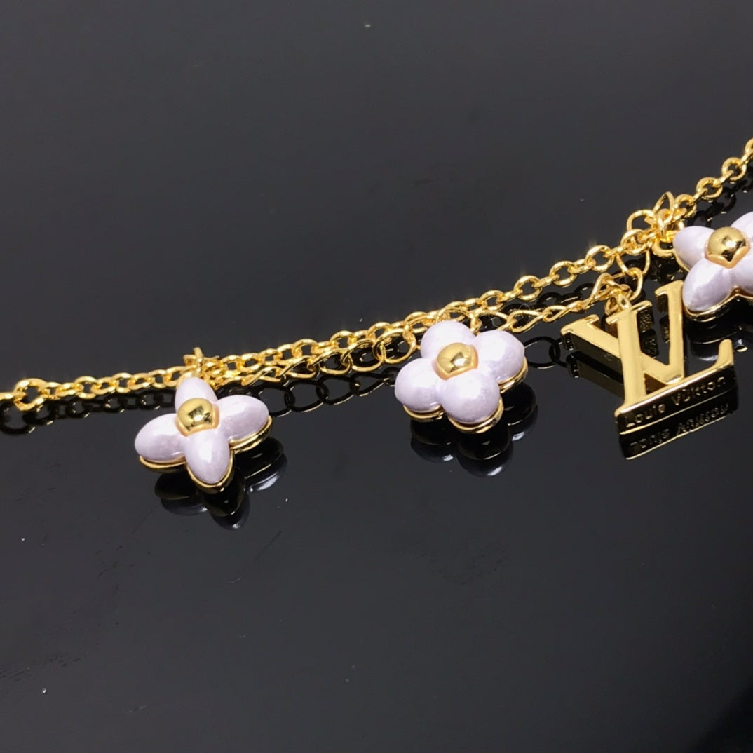 [Kismet Jewels ]LOGO 6 MOTIF STAR AND SUN GOLD BRACELET