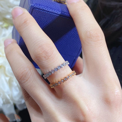 [Kismet Jewels ]BEE LOVE DIAMOND PAVED SMALL RING