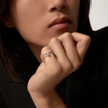 [Kismet Jewels ]JUSTE RING 1.8MM SILVER DIAMONDS