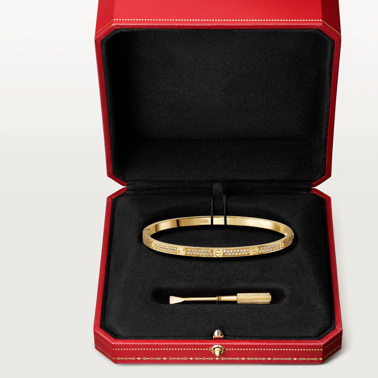 [Kismet Jewels ]LOVE BRACELET 3.65MM DIAMOND-PAVED