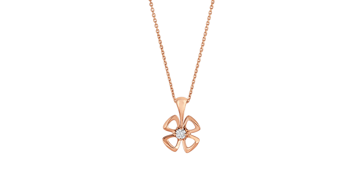 [Kismet Jewels ]FIOREVER NECKLACE DIAMOND CENTER
