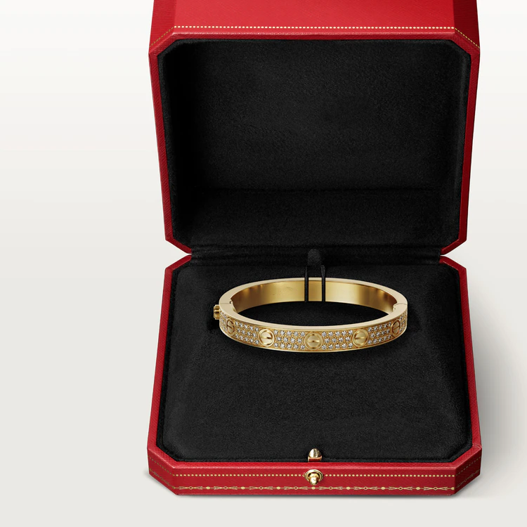 [Kismet Jewels ]LOVE BRACELET 6.1MM DIAMOND-PAVED