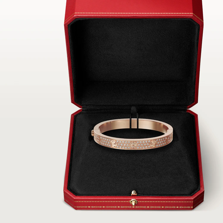 [Kismet Jewels ]LOVE BRACELET 6.1MM DIAMOND-PAVED
