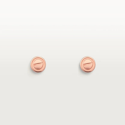 [Kismet Jewels ]LOVE EARRINGS PINK GOLD 10MM