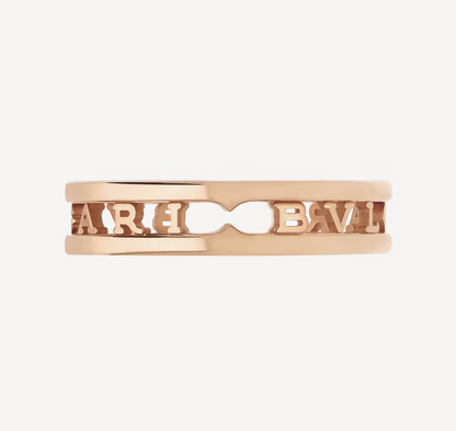 [Kismet Jewels ]ZERO 1 ONE-BAND WITH OPENWORK LOGO SPIRAL RING