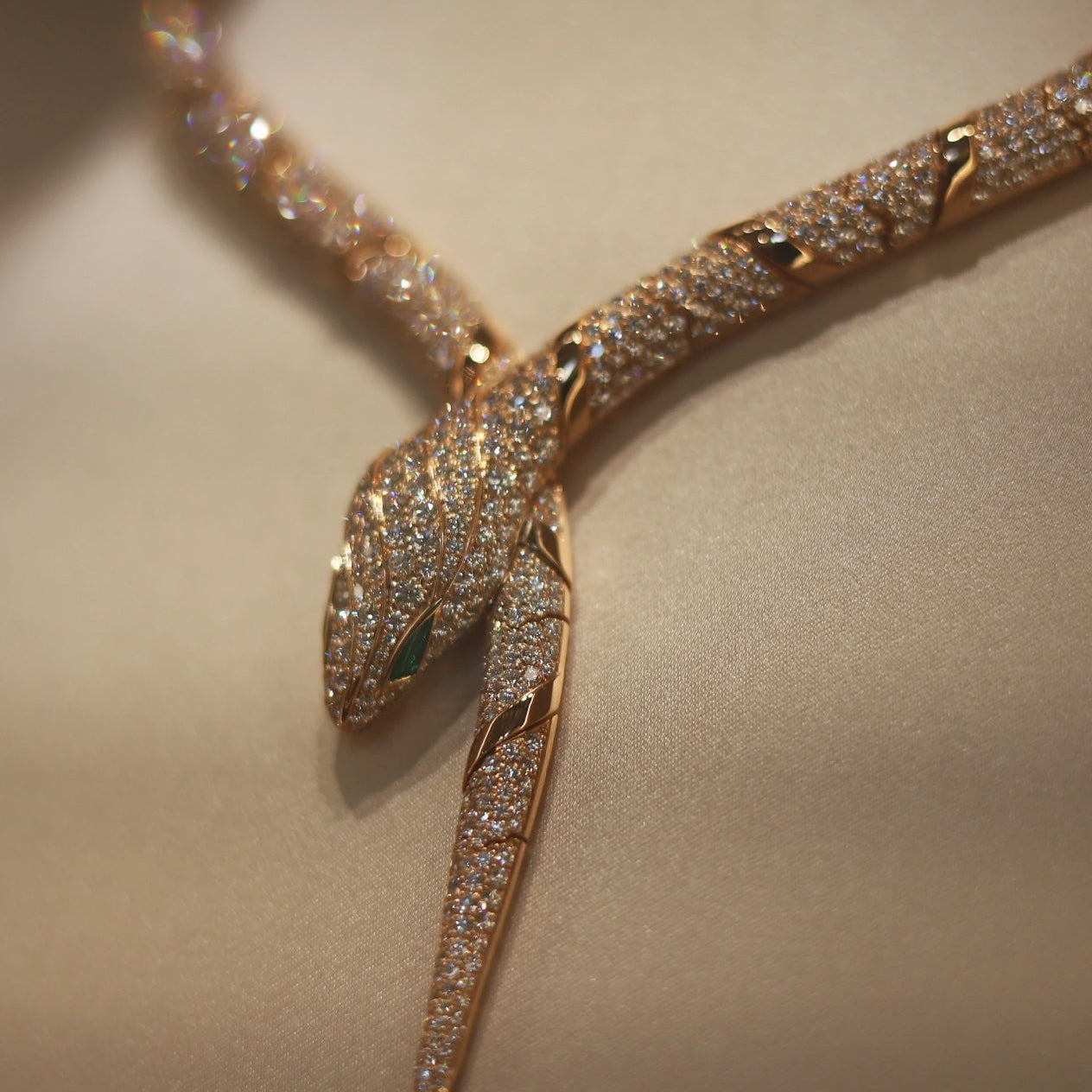 [Kismet Jewels ]HAUTE COUTURE GOLD SERPENTI NECKLACE