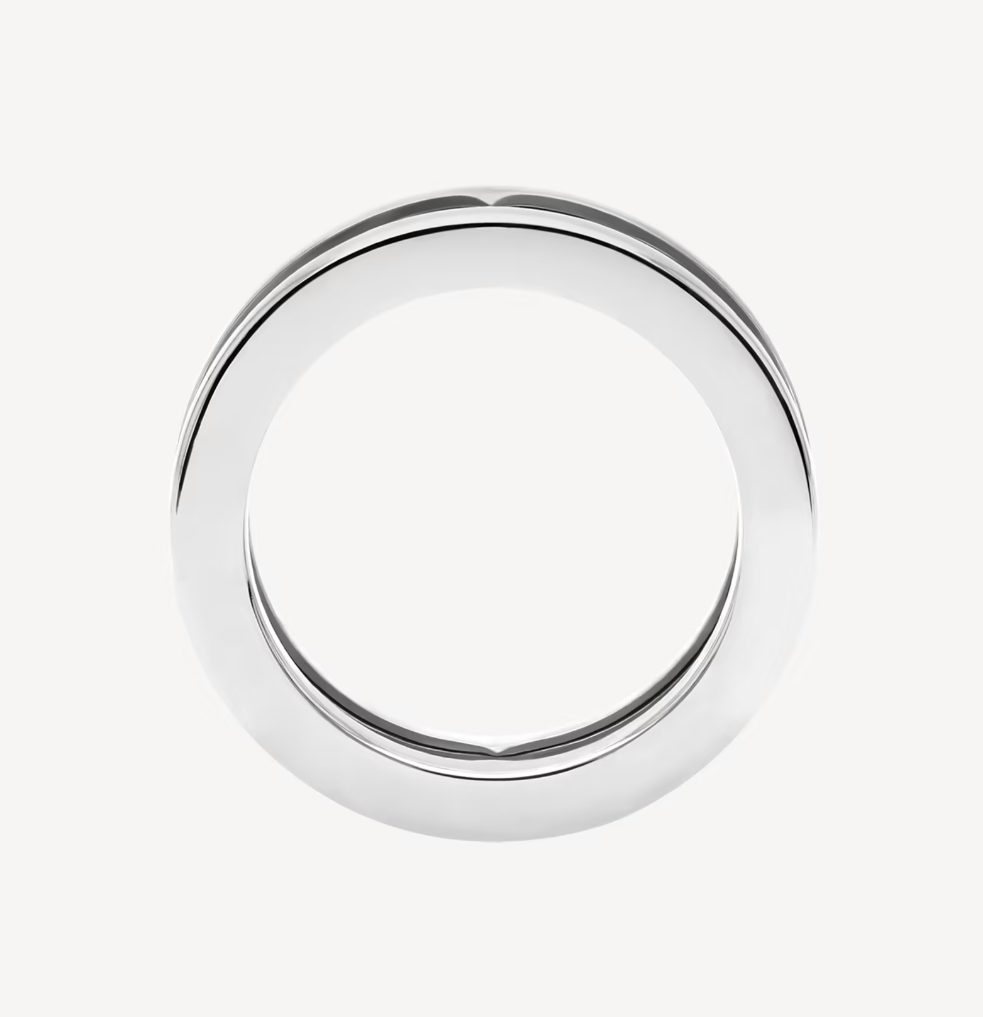 [Kismet Jewels ]ZERO 1 ONE-BAND WITH OPENWORK LOGO SPIRAL RING