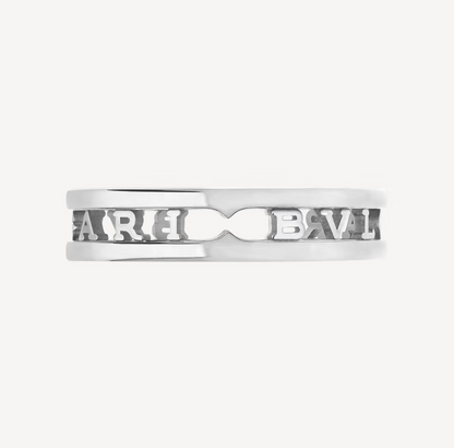 [Kismet Jewels ]ZERO 1 ONE-BAND WITH OPENWORK LOGO SPIRAL RING