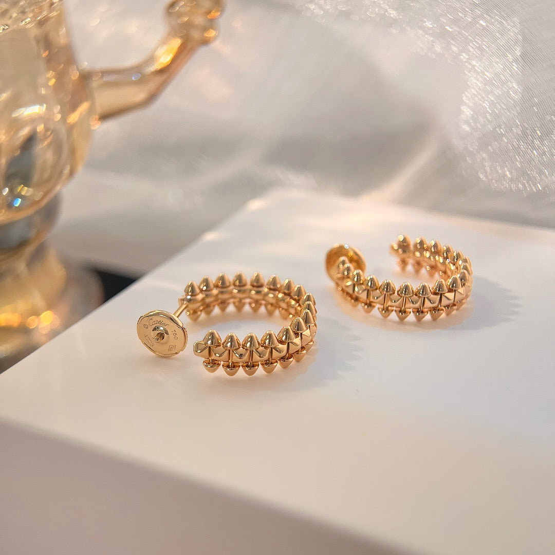 [Kismet Jewels ]CLASH SMALL HOOP EARRINGS