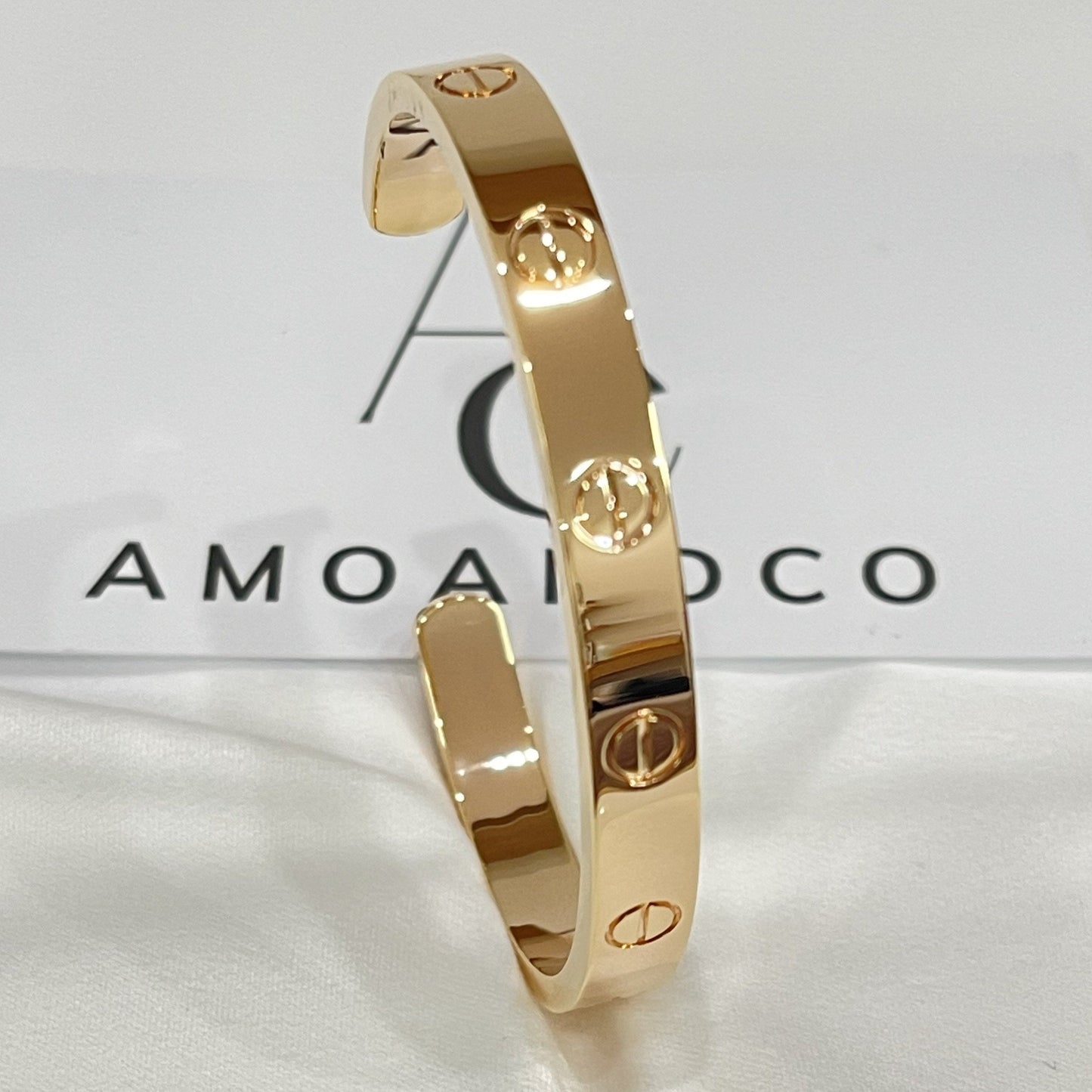 [Kismet Jewels ]LOVE BRACELET 6.1MM OPEN CUFF