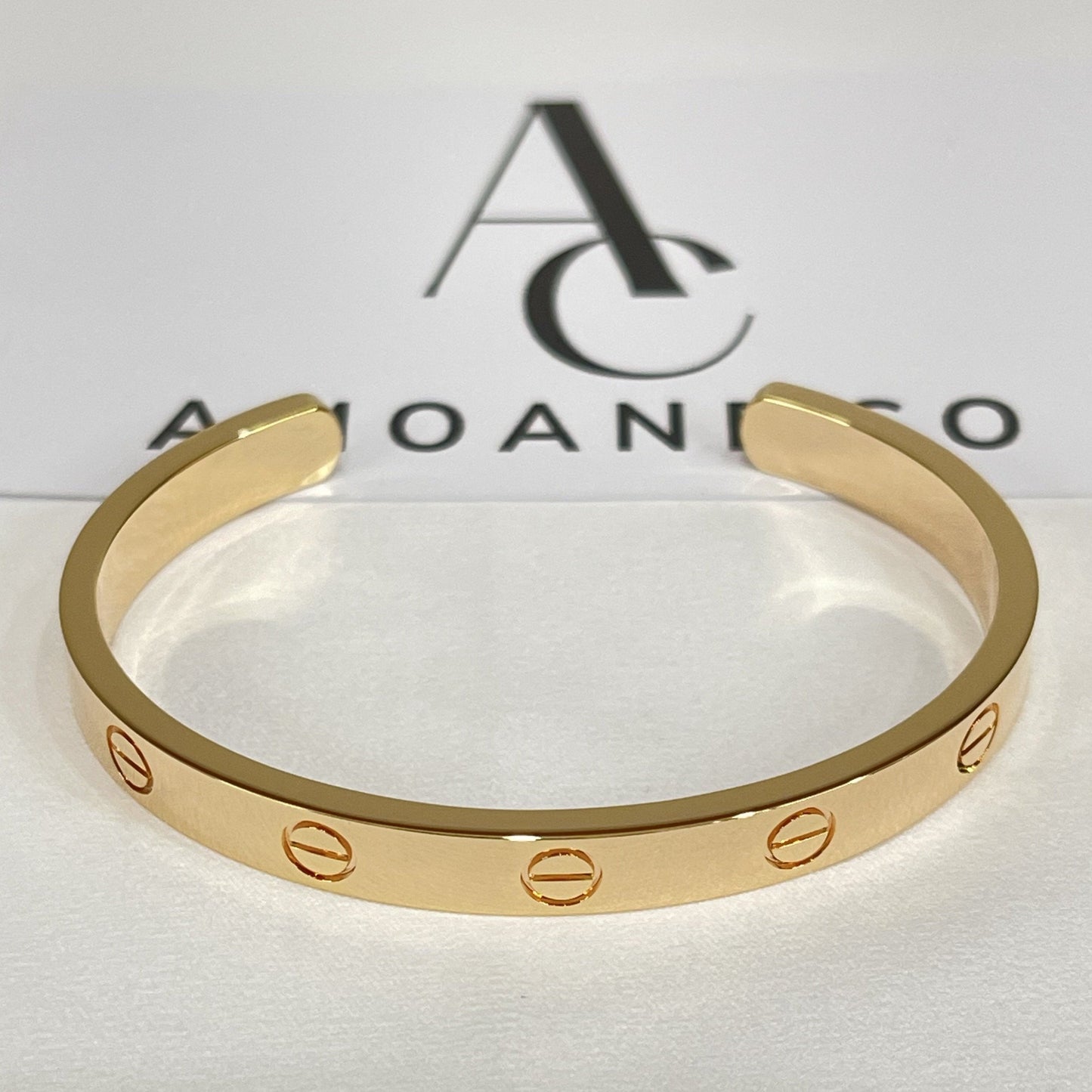 [Kismet Jewels ]LOVE BRACELET 6.1MM OPEN CUFF