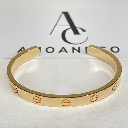 [Kismet Jewels ]LOVE BRACELET 6.1MM OPEN CUFF