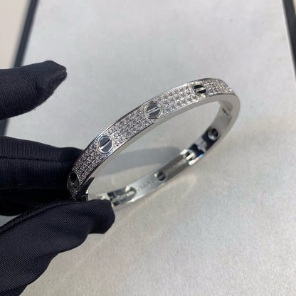 [Kismet Jewels ]LOVE BRACELET 6.1MM DIAMOND-PAVED CERAMIC
