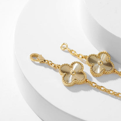 [Kismet Jewels ]CLOVER 10 MOTIFS LASER NECKLACE