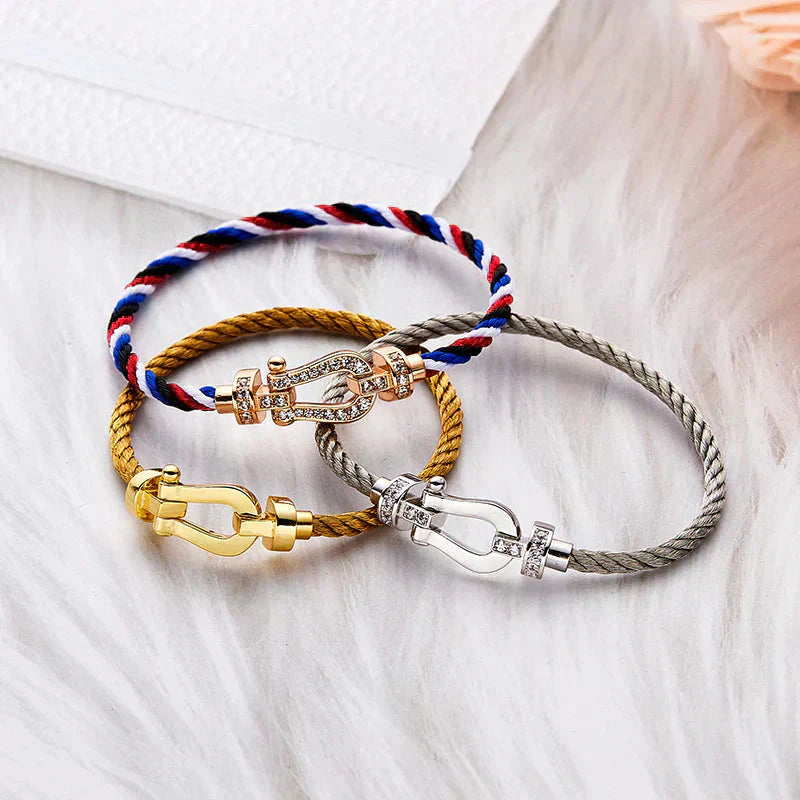 [Kismet Jewels ]FORCE LARGE HORSESHOE NO DIAMOND BRACELET GOLD
