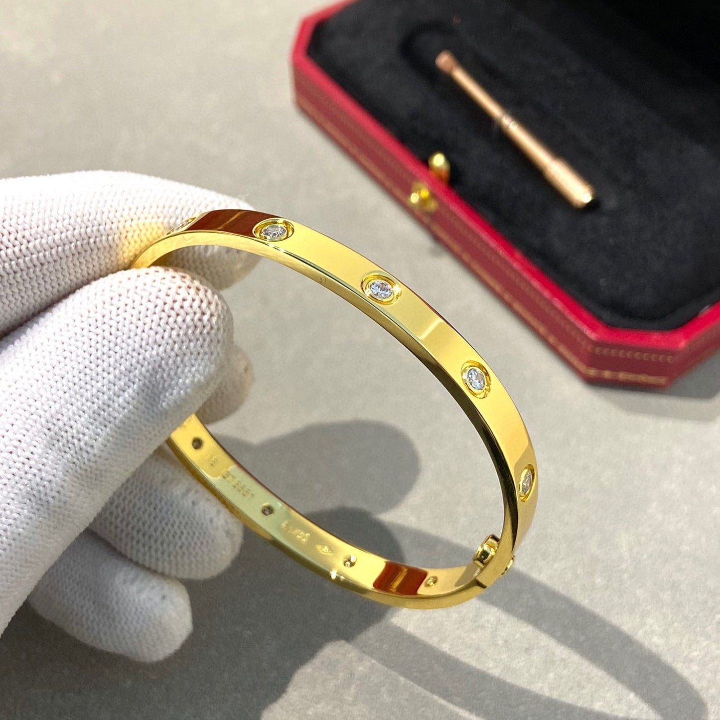 [Kismet Jewels ]LOVE BRACELET 6.1MM 10 DIAMONDS