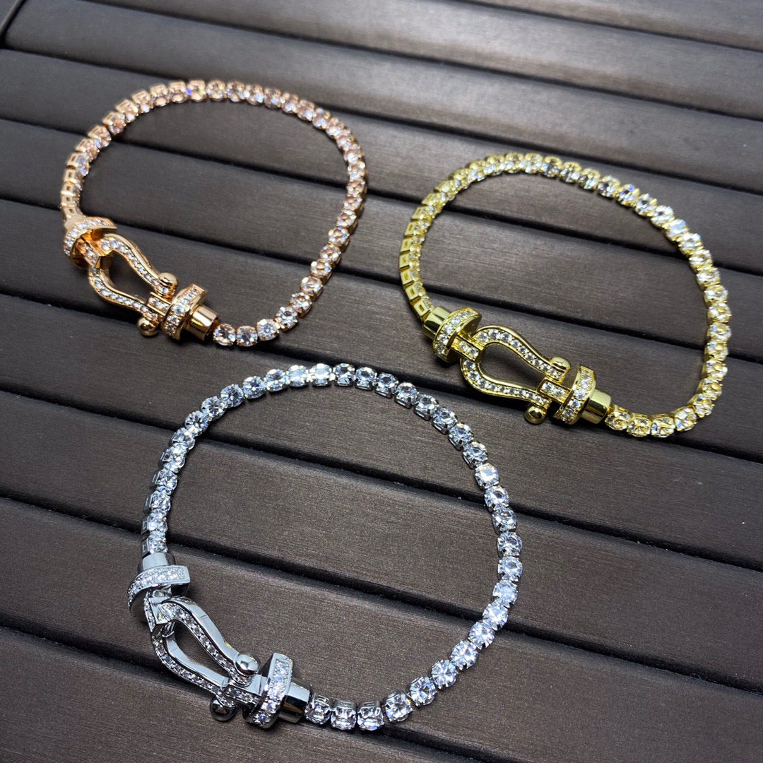 [Kismet Jewels ]FORCE  HORSESHOE  DIAMOND TENNIS BRACELET