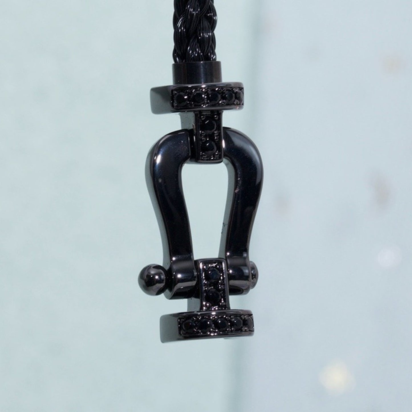 [Kismet Jewels ]FORCE LARGE SERIES HORSESHOE BLACK SAMURAI BRACELET