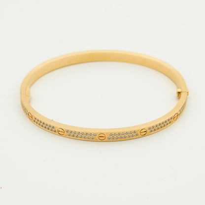 [Kismet Jewels ]LOVE BRACELET 3.65MM DIAMOND-PAVED