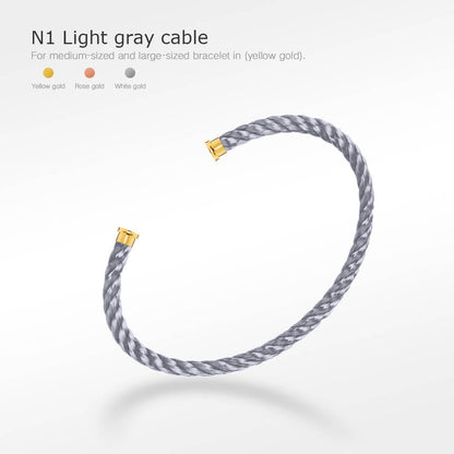 [Kismet Jewels ]FORCE SERIES BRACELET CABLES 50 CHOICES (DIY SELECTION)