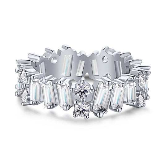 [Kismet Jewels ]Delicate Multi Shape Tennis Ring