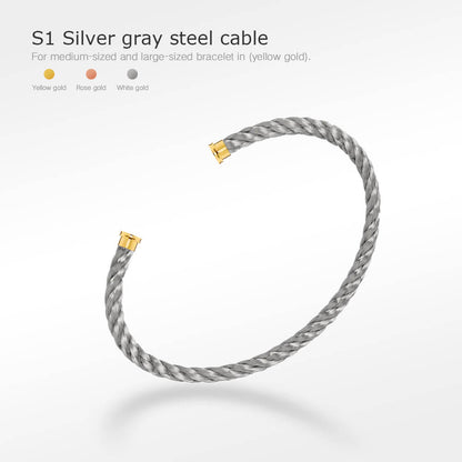 [Kismet Jewels ]FORCE SERIES BRACELET CABLES 50 CHOICES (DIY SELECTION)