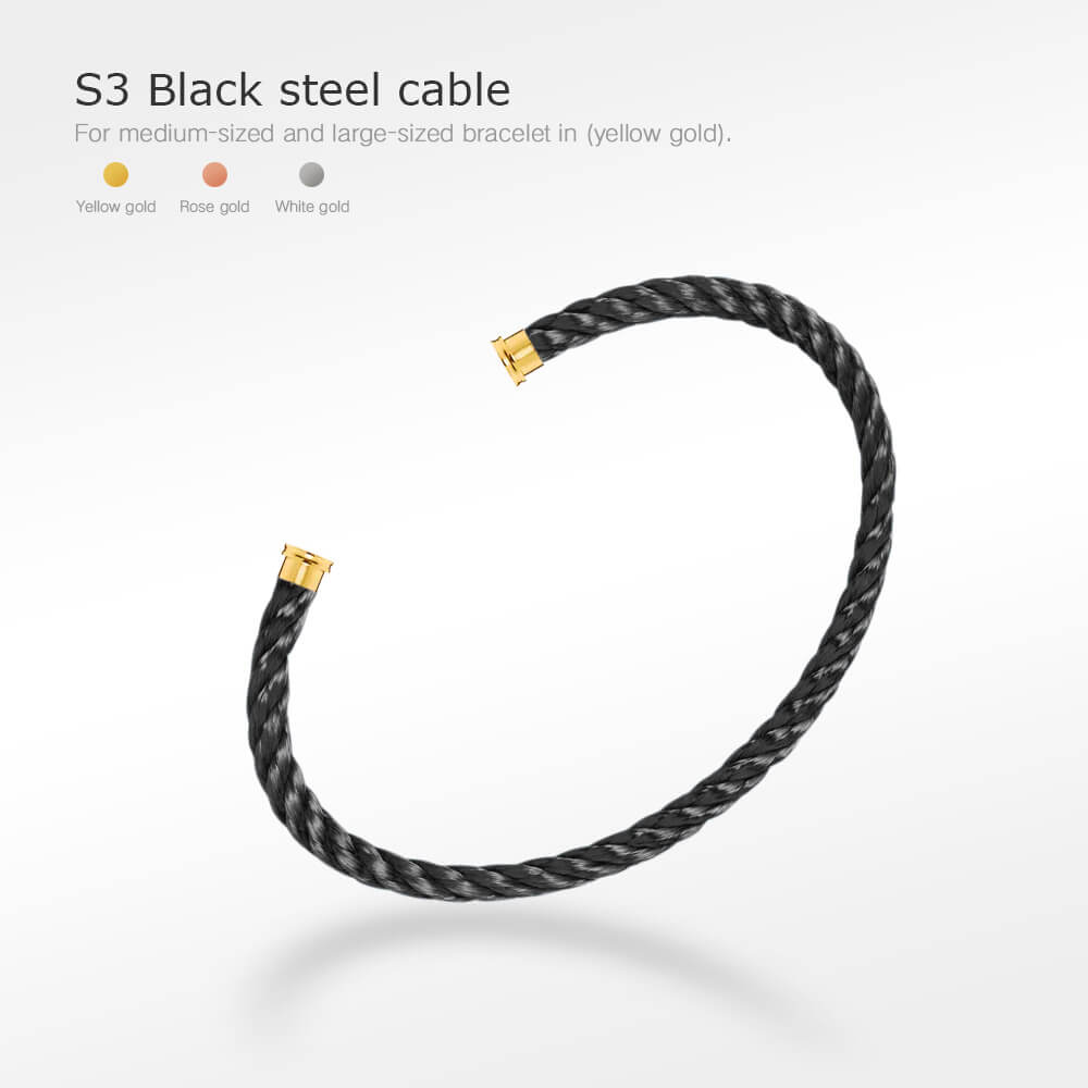 [Kismet Jewels ]FORCE SERIES BRACELET CABLES 50 CHOICES (DIY SELECTION)