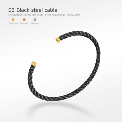 [Kismet Jewels ]FORCE SERIES BRACELET CABLES 50 CHOICES (DIY SELECTION)