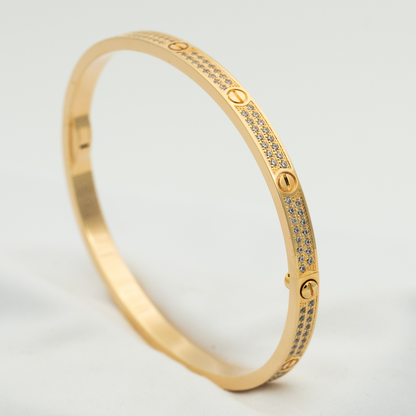 [Kismet Jewels ]LOVE BRACELET 3.65MM DIAMOND-PAVED