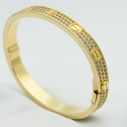 [Kismet Jewels ]LOVE BRACELET 6.1MM DIAMOND-PAVED