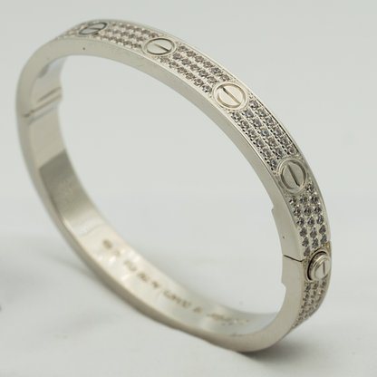 [Kismet Jewels ]LOVE BRACELET 6.1MM DIAMOND-PAVED